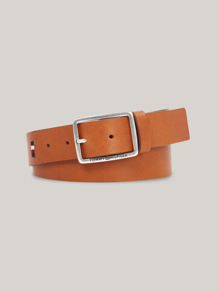 Tommy Logo Leather Belt