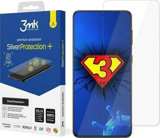 Защитная пленка с серебряным защитным слоем 3MK Silver Protect+ для Samsung Galaxy S21+