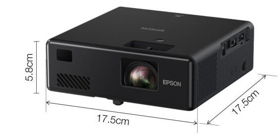 Epson EF-11 - 1000 ANSI lumens - 3LCD - 1080p (1920x1080) - 2500000:1 - 16:9 - 762 - 3810 mm (30 - 150")