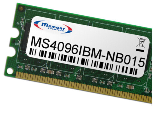 Memorysolution Memory Solution MS4096IBM-NB015 - 4 GB