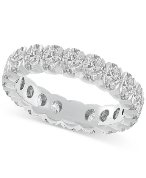 Diamond Oval-Cut Eternity Band (3 ct. t.w.) in 14k Gold (Also in Platinum)