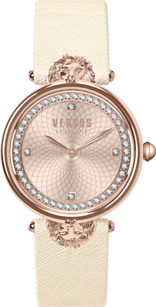 Versus by Versace Damen Armbanduhr Victoria Harbour 34 mm Armband Leder VSP333321