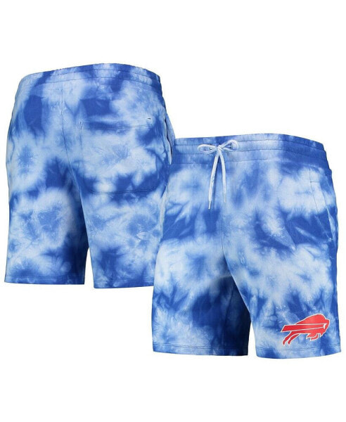 Men's Royal Buffalo Bills Tie-Dye Shorts