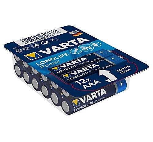 Одноразовая батарейка Varta BV-LL 12 AAA - щелочная - 1.5 В - 12 шт - Синий - Жёлтый