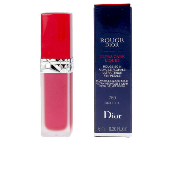 Уходовая помада Dior ROUGE DIOR ULTRA CARE LIQUID #760-diorette 6 мл