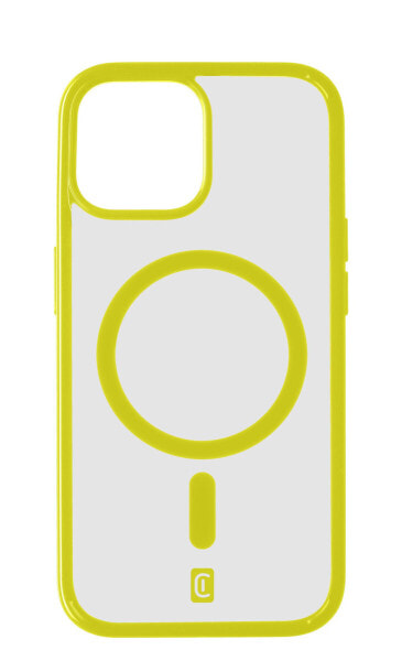 Cellularline Pop MagSafe Case MAG Backcover Apple iPhone 15 Transparent Grün