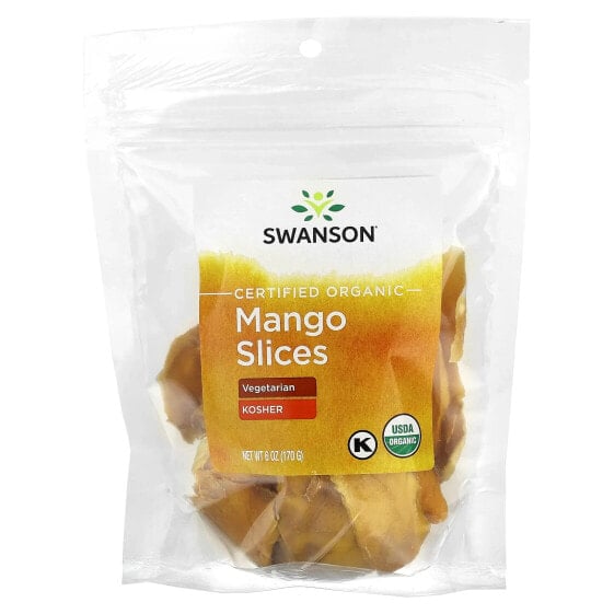 Certified Organic Mango Slices, 6 oz (170 g)