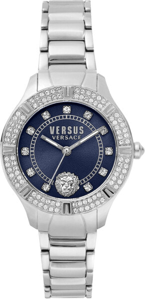 Versus by Versace Damen Armbanduhr Canton Road 36 mm Armband Edelstahl VSP263721