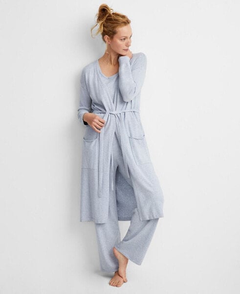 Пижама женская State of Day длинная кофта-халат вязаная