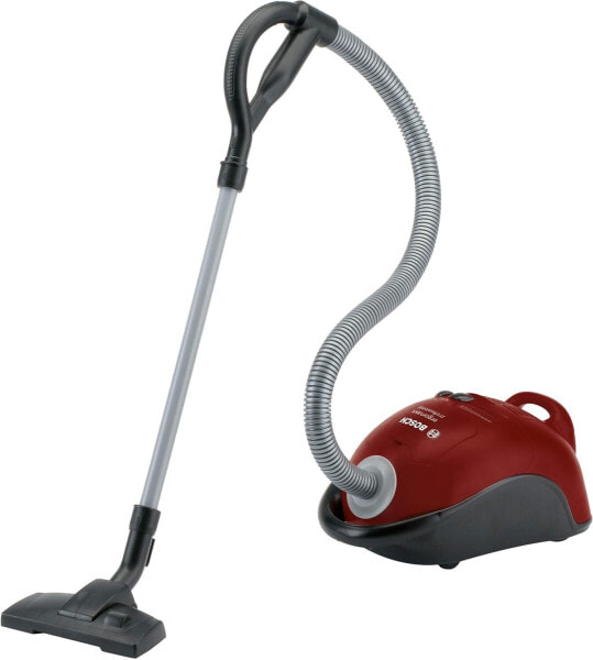 Theo Klein Bosch Vacuum Cleaner, Faithful Replica, With Battery-Operated Suction And Sound Function, Model 6828, Dimensions: 19 cm x 25 cm x 74 cm, Toy for Children 3+ Years