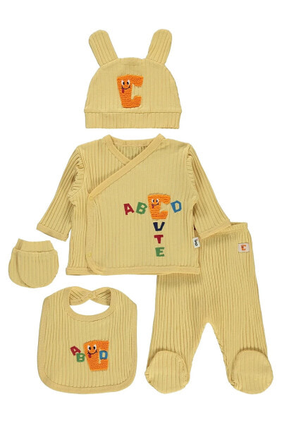 Пижама Civil Baby Bebek 5-Piece Set Yellow 0-1 Mo.