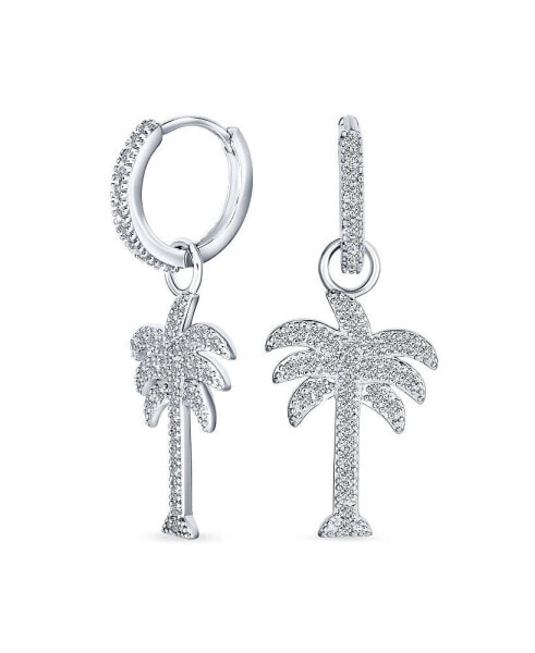 Серьги Bling Jewelry Hawaiian Palm Tree Dangle