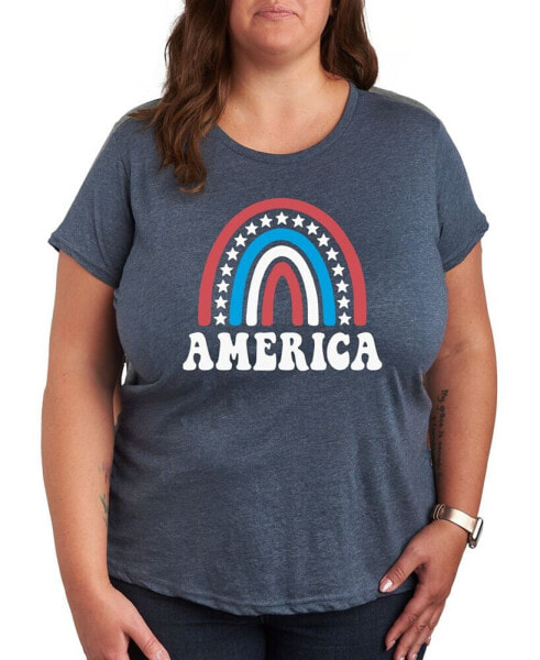 Trendy Plus Size Americana Graphic T-shirt
