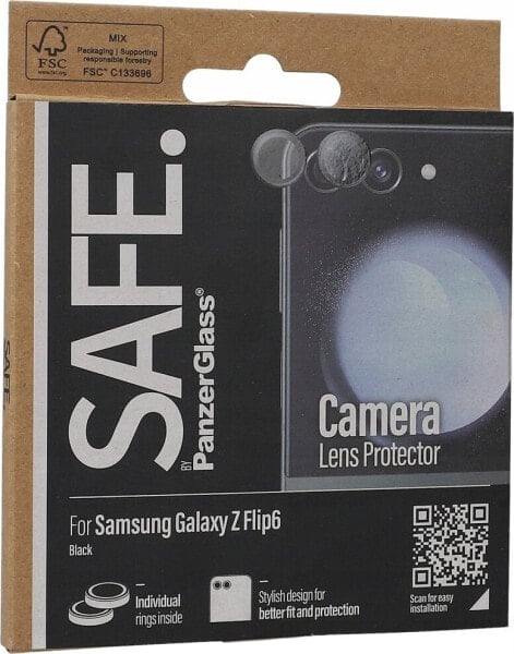 PanzerGlass SAFE by PanzerGlass Sam Z Flip6 F741 Hoops Camera czarny/black SAFE95870