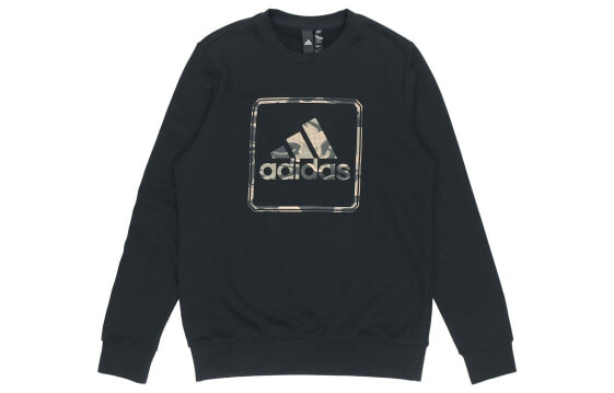 Толстовка мужская Adidas MH Gfx Ft Bos Logo черная