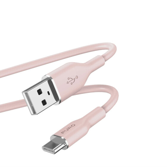 SBS PURO PUUSBCICONROSE, 1.5 m, USB A, USB C, USB 3.2 Gen 1 (3.1 Gen 1), Pink