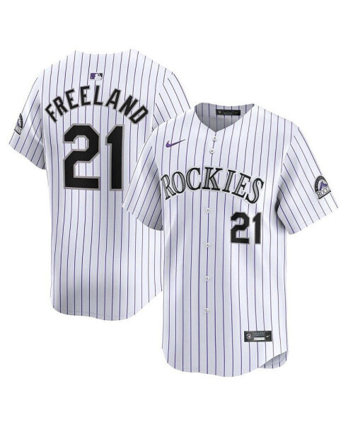 Men's Kyle Freeland White Colorado Rockies Home Limited Player Jersey