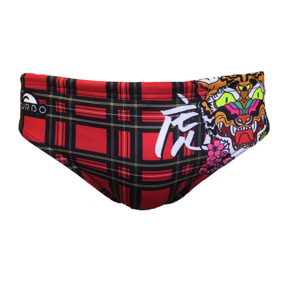 TURBO Tartan Tiger Swimming Brief