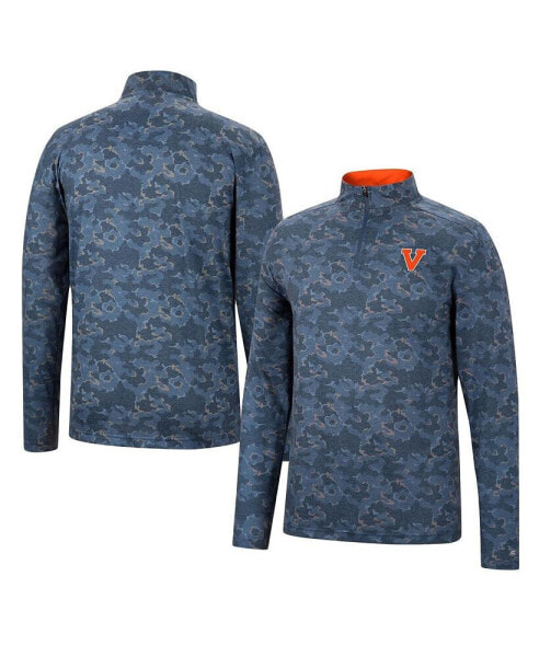Men's Navy Virginia Cavaliers Tivo Quarter-Zip Jacket