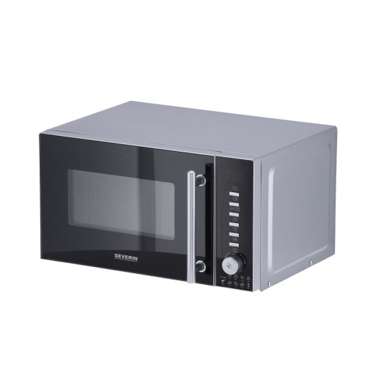 SEVERIN MW 7773 - Countertop - Grill microwave - 20 L - 800 W - Buttons - Rotary - Silver - Stainless steel