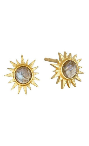 Light Seeker Labradorite Starburst Earrings