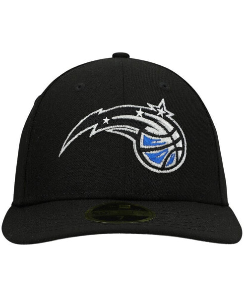 Men's Black Orlando Magic Team Low Profile 59FIFTY Fitted Hat