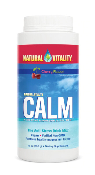 Natural Vitality Calm Cherry Вишневый антистрессовый напиток с магнием  453 г