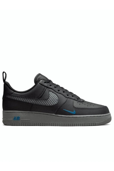 Air Force 1 07 Lv8 J22 Leather Sneaker Deri Erkek Siyah Sneaker Günlük Spor Ayakkabı