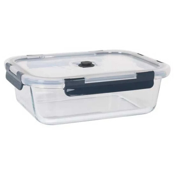 QUTTIN Rectangular Lunch Box With Empty Lid 23.3x17.8 cm