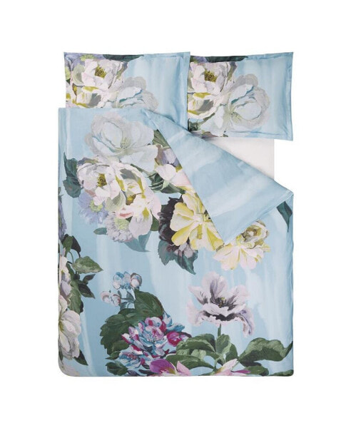 Delft Flower Queen Duvet Cover