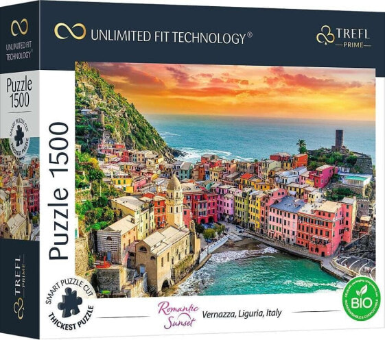 Trefl Puzzle 1000 Vernazza, Liguria Włochy Unlimited Fit Technology