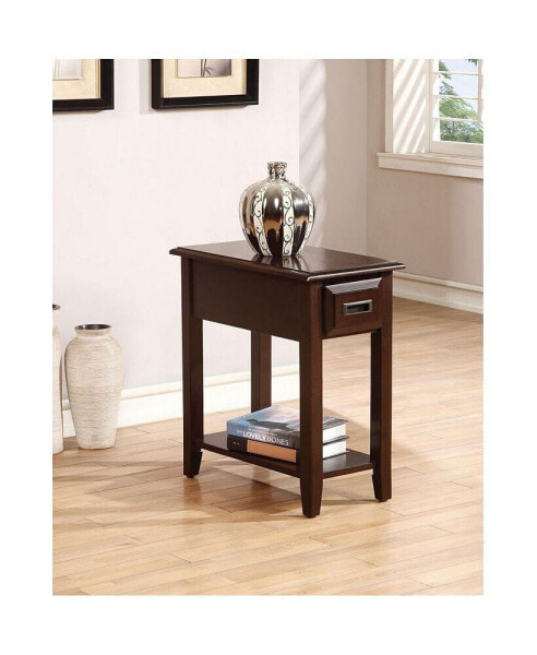 Flin Side Table in Dark Cherry