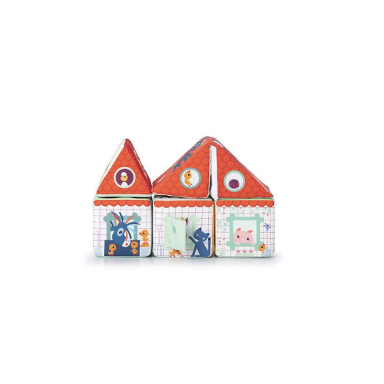 LILLIPUTIENS Farm house stacking cubes