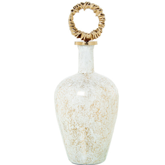 Vase Alexandra House Living Golden Crystal 26 x 65 cm