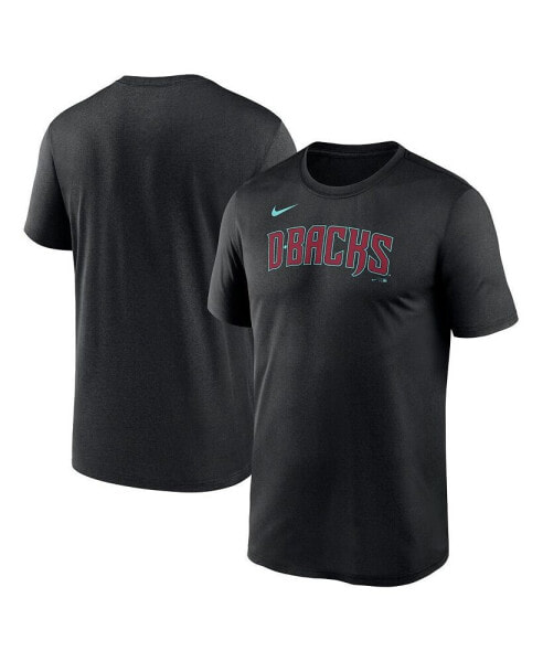 Men's Black Arizona Diamondbacks Fuse Legend T-Shirt