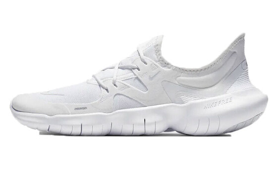 Nike Free RN 5.0 低帮 跑步鞋 男款 纯白 / Кроссовки Nike Free RN 5.0 AQ1289-002