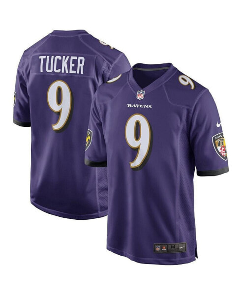 Men's Justin Tucker Purple Baltimore Ravens Game Jersey