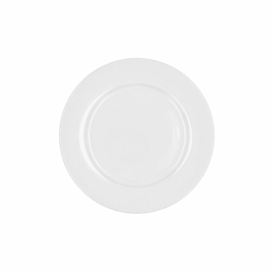 Тарелка для десертов Bidasoa Glacial Ala Ancha керамическая белая 19 см (12 штук) (упаковка 12 штук)