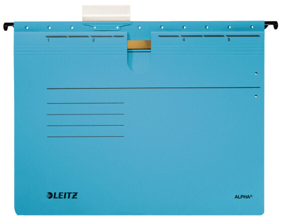 Esselte Leitz Alpha - A4 - Cardboard,Metal - Blue - 225 g/m² - FSC - DIN 821 - 348 mm