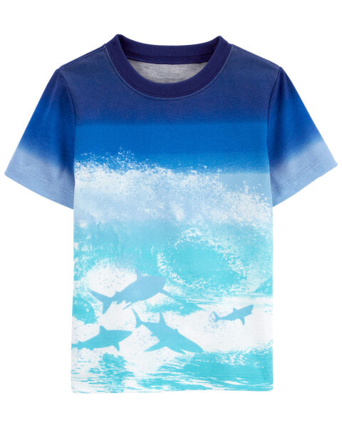 Baby Beach Print Ombre Tee 12M