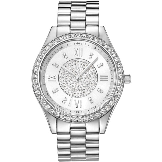 JBW Women's J6303 Mondrian Diamond Watch Japanese Quartz Silver Watch with Pa...
