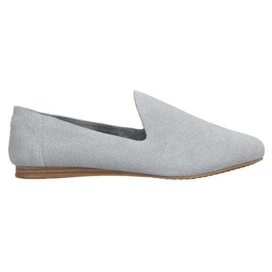 TOMS Darcy Slip On Womens Grey Flats Casual 10018255T