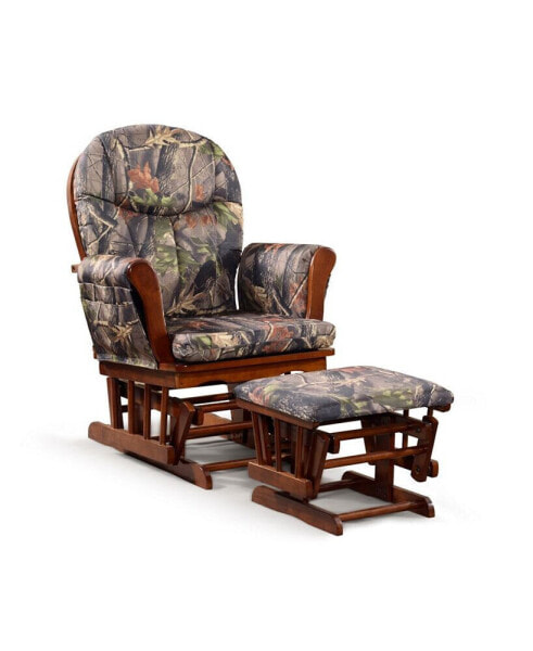 Кресло-качалка с пуфиком Artiva USA home Deluxe Cushion 2-Piece Chair and Ottoman Set