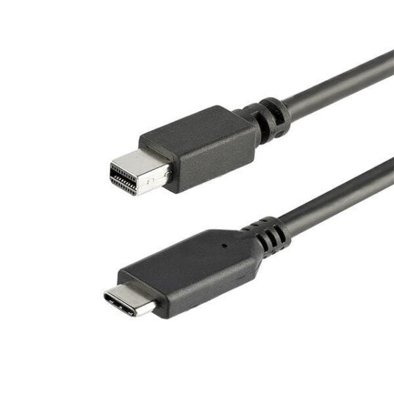 Кабель USB-C к Mini DisplayPort - 4K 60Гц - Черный - 1 м - USB Type-C - Mini DisplayPort - Мужской - Мужской - Прямой
