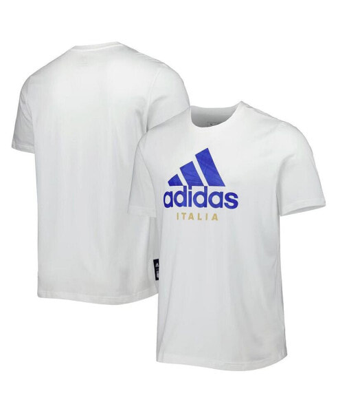 Men's White Italy National Team DNA T-shirt