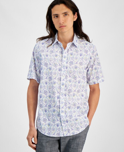 Vespa Paisley Refined Woven Shirt, Created for Macy's