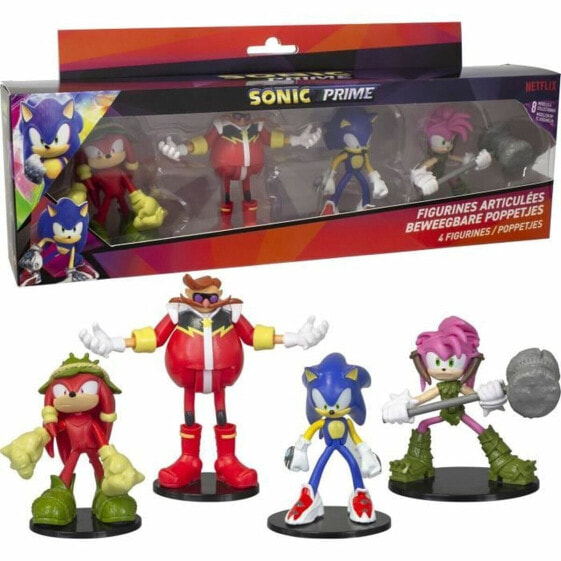 Фигурка Sonic Jointed Figures Sonic Prime 4 Pieces Prime (Прим)