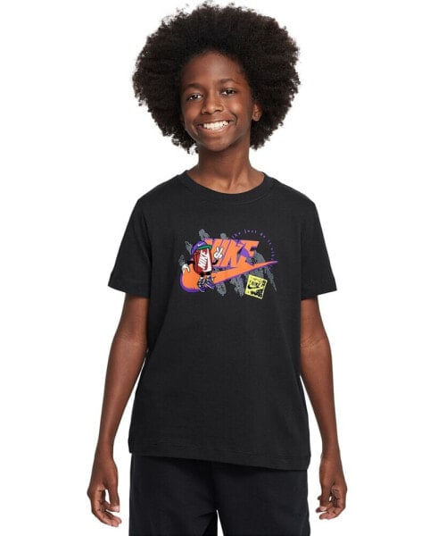 Big Kids Sportswear Cotton Logo Graphic T-Shirt