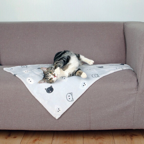 Лежак для кошек TRIXIE Kocyk Mimi, 70x50 см, серый