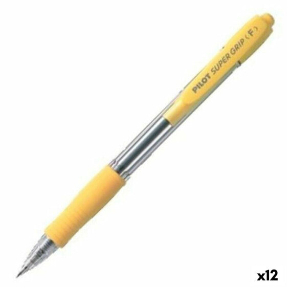 Ручка Pilot Supergrip Жёлтый 0,4 mm (12 штук)